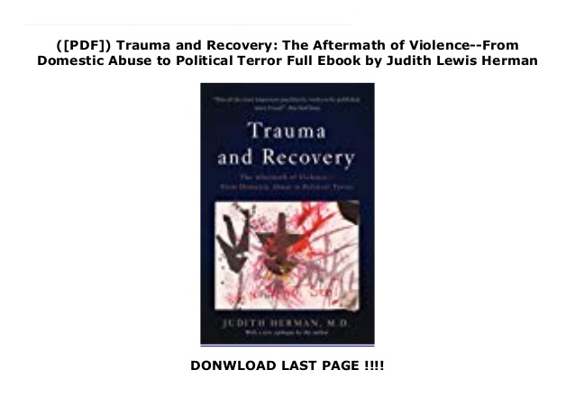 trauma and recovery judith lewis herman pdf